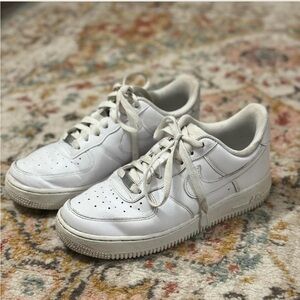 Nike White AF1 Sneakers